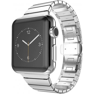 Premium-Vollstahlarmband silber - Apple Watch 38/40/41/42 mm