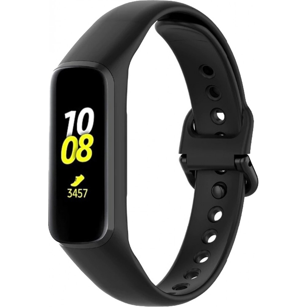 Bracelet de rechange en Silicone - Galaxy Fit2 - Noir