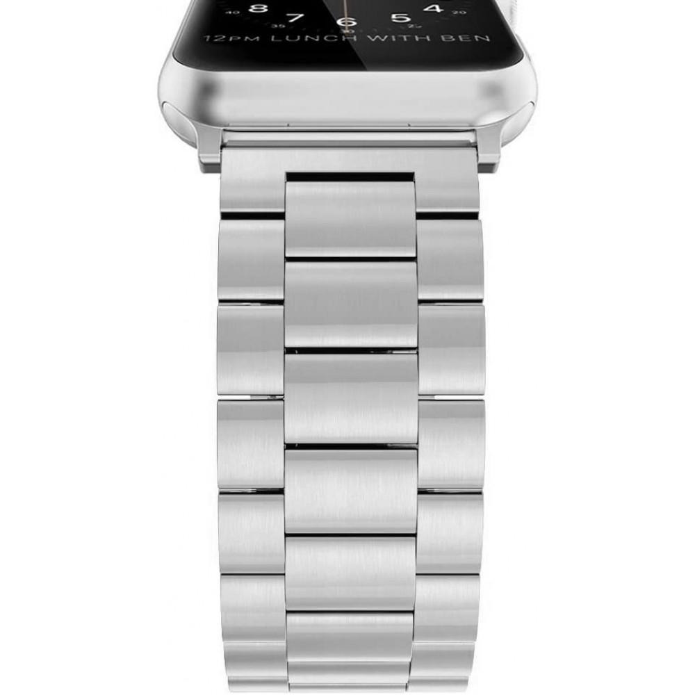 Edelstahl Armband - Zeitlos klassisch und elegant - Silber - Apple Watch 38mm / 40mm / 41mm