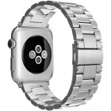 Bracelet à maillons en acier - Argent - Apple Watch 44/45/46/49 mm