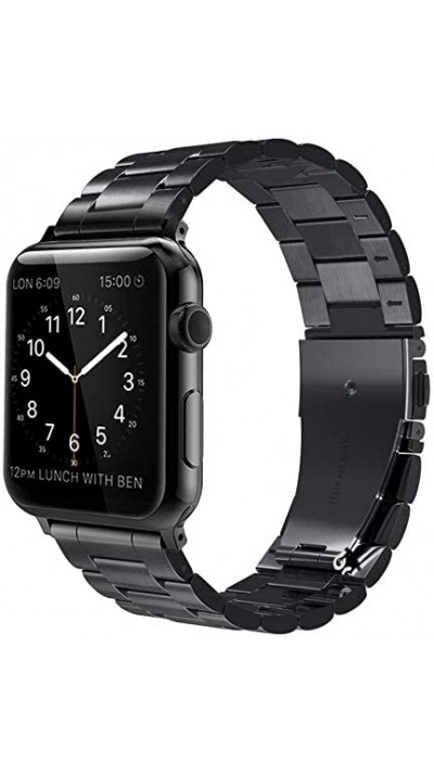 Bracelet à maillons en acier - Noir - Apple Watch 38/40/41/42 mm