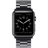 Edelstahl Armband - Zeitlos klassisch und elegant - Schwarz - Apple Watch 38mm / 40mm / 41mm