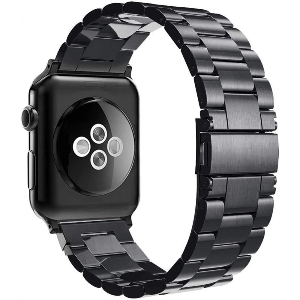 Bracelet à maillons en acier - Noir - Apple Watch 42mm / 44mm / 45mm