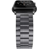 Edelstahl Armband - Zeitlos klassisch und elegant - Schwarz - Apple Watch 42mm / 44mm / 45mm
