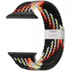 Elastisches Geflochtenes Nylonarmband mit Dehnbaren Riemen für Apple Watch - Multicolor 7 - Apple Watch 44/45/46/49 mm
