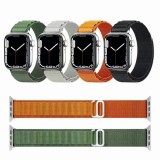 Rugged Nylon Armband wetterfest - Weiss - Apple Watch Ultra 49 mm