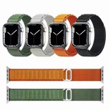 Bracelet en nylon robuste résistant aux intempéries - Blanc - Apple Watch Ultra 49 mm