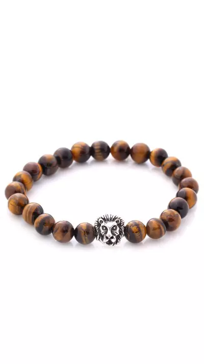 Armband Perle Tigerauge Stein