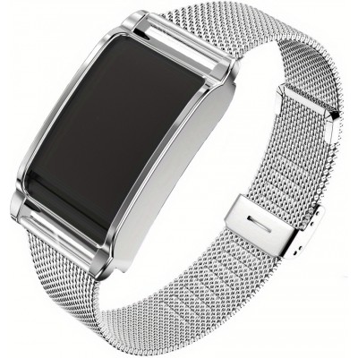 Bracelet milanais &eacute;l&eacute;gant en acier inoxydable - Argent - Whoop 4.0