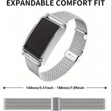 Bracelet milanais élégant en acier inoxydable - Argent - Whoop 4.0