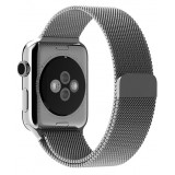 Bracelet milanais en acier argent - Apple Watch 38/40/41/42 mm