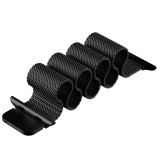 Bracelet milanais en acier noir - Apple Watch 38/40/41/42 mm