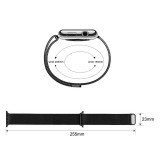 Mailänder Stahlarmband schwarz - Apple Watch 42mm / 44mm / 45mm