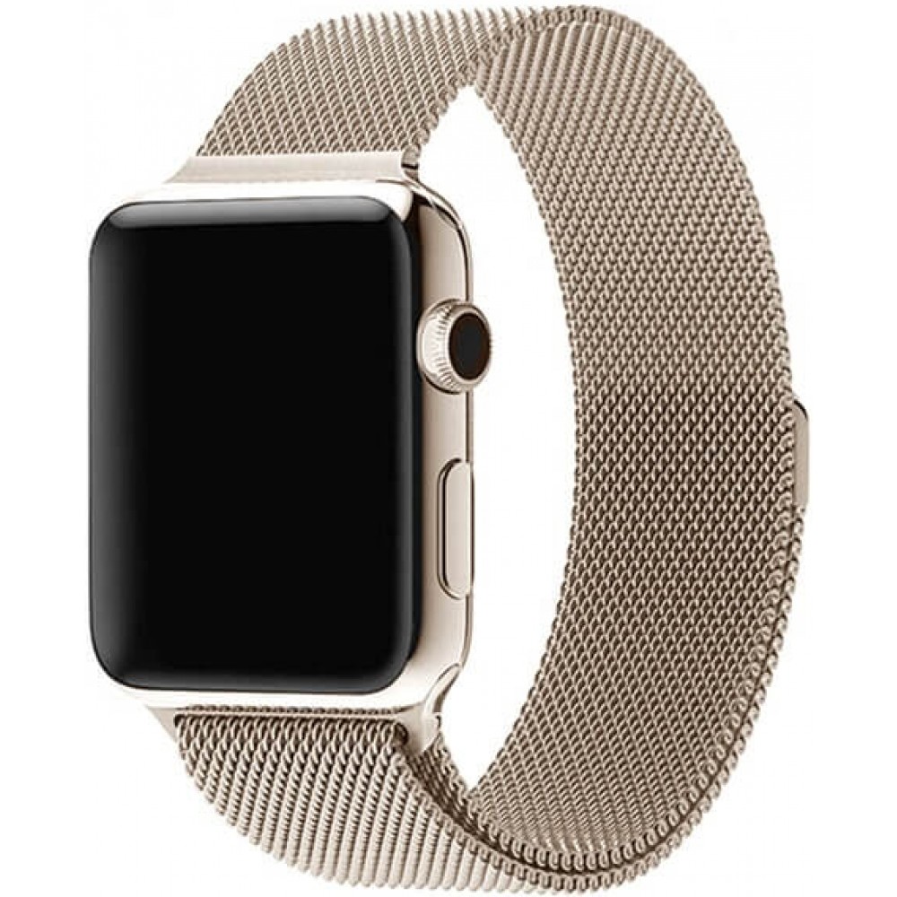 Bracelet Apple Watch en Or Milanais