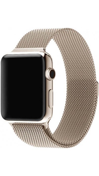 Bracelet milanais en acier or vintage - Apple Watch 38/40/41/42 mm