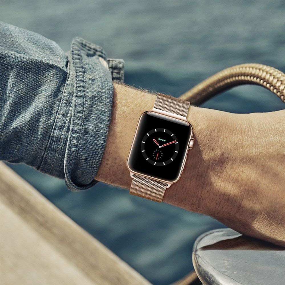 Bracelet milanais 2025 apple watch 42mm