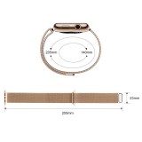 Bracelet milanais en acier or vintage - Apple Watch 44/45/46/49 mm