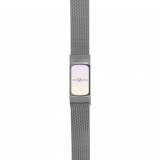 Milanaise-Armband aus Stahl in (Größe L) - Silber - Fitbit Charge 5