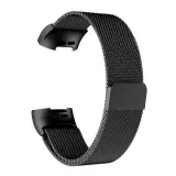 Milanaise-Armband aus Stahl in (Größe L) - Schwarz - Fitbit Charge 5 / 6