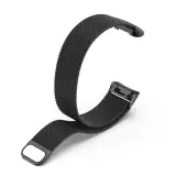 Milanaise-Armband aus Stahl in (Größe L) - Schwarz - Fitbit Charge 5 / 6