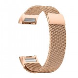 Milanaise-Armband aus Stahl in (Größe L) - Vintage gold - Fitbit Charge 3 / 4