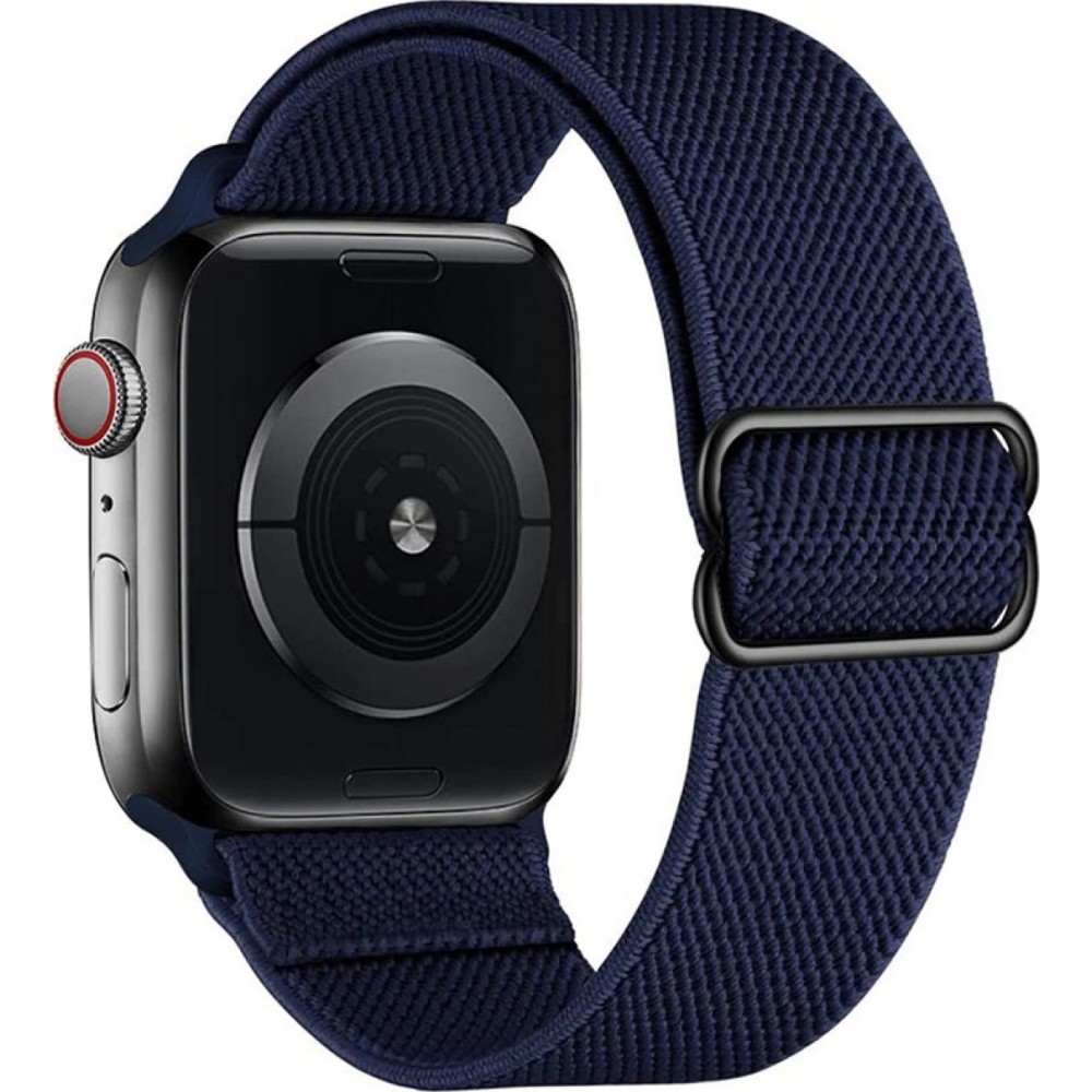 Bracelet Apple Watch nylon (bleu foncé) 