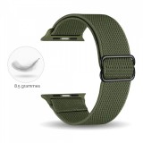 Sportliches elastisches Nylonband, verstellbar, weich, waschbar - Gelb - Apple Watch 42mm / 44mm / 45mm