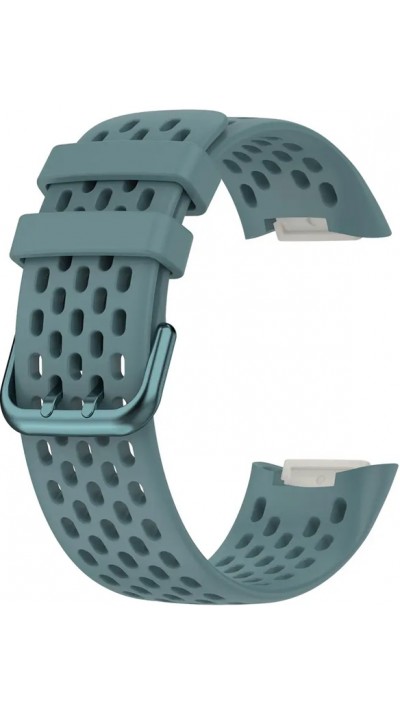 Bracelet silicone Fitbit Charge 5 SPORTY - Taille universelle - Bleu clair
