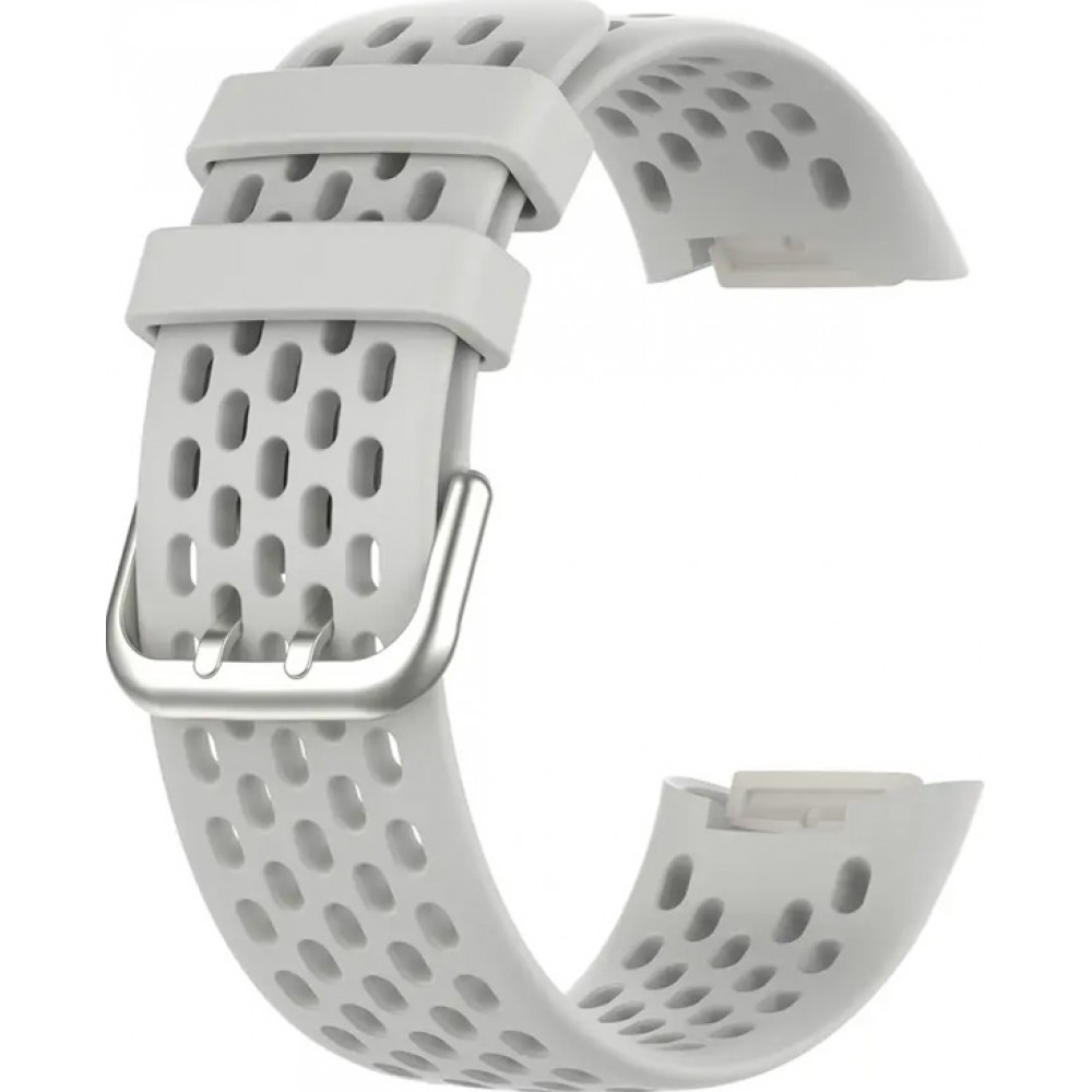 Silikonarmband Fitbit Charge 5 SPORTY - Universalgrösse - Grau