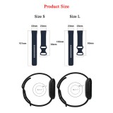 Bracelet silicone Fitbit Charge 5 SPORTY - Taille universelle - Gris