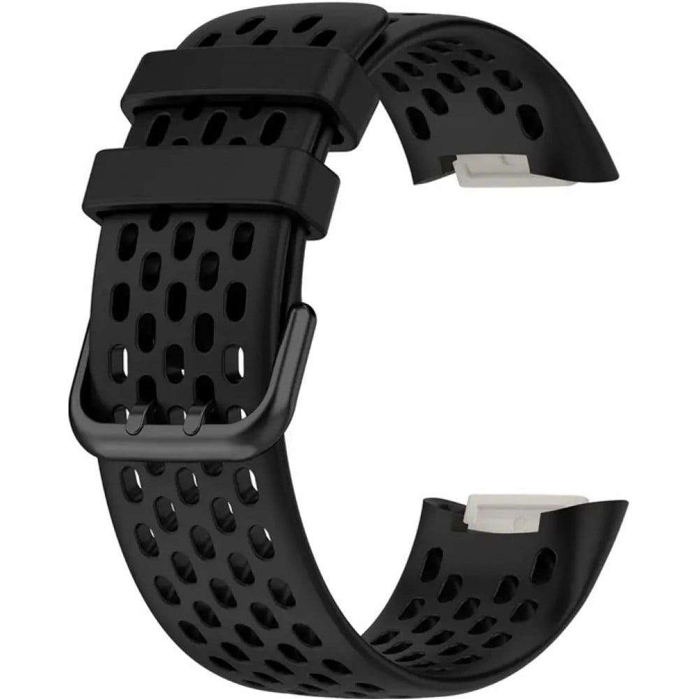 Silikonarmband Fitbit Charge 5 SPORTY - Universalgrösse - Schwarz