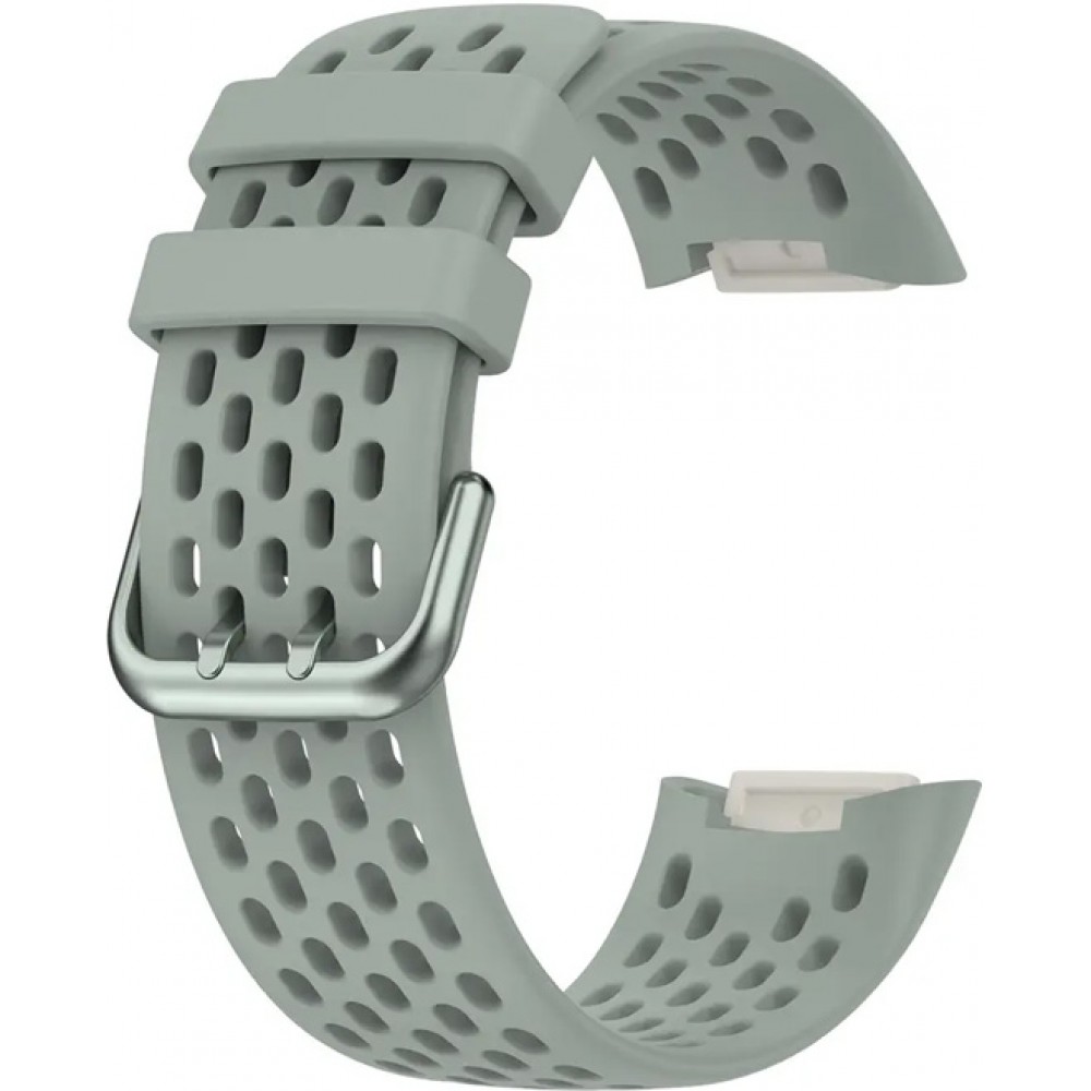 Silikonarmband Fitbit Charge 5 / 6 SPORTY - Universalgrösse - Hellgrün