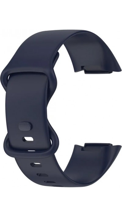 Bracelet silicone Fitbit Charge 5 - Taille L - Bleu foncé - Fitbit Charge 5