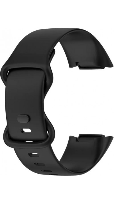 Silikonarmband Fitbit Charge 5 - Grösse L - Schwarz - Fitbit Charge 5