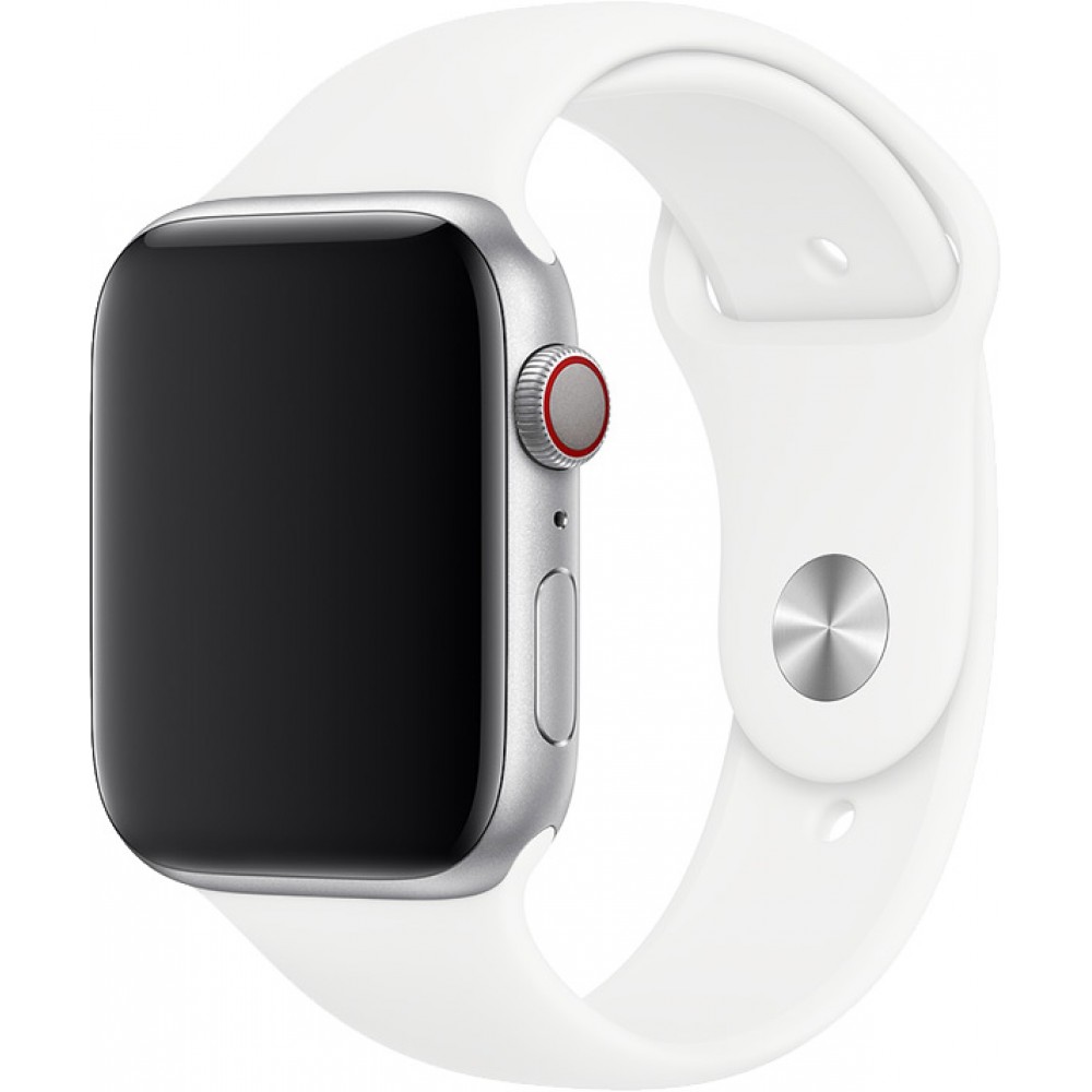 Silikon Sport Armband Weiß- Apple Watch 38/40/41/42 mm