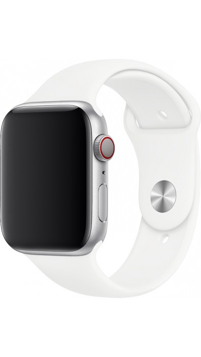 Silikon Sport Armband Weiß- Apple Watch 38mm / 40mm / 41mm