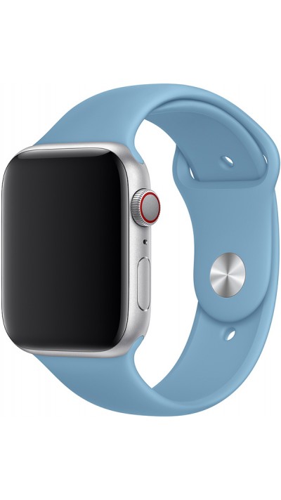 Bracelet en caoutchouc silicone ondulé - Bleu - Apple Watch Ultra