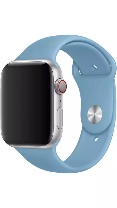 Bracelet sport en silicone bleu clair - Apple Watch 44/45/46/49 mm