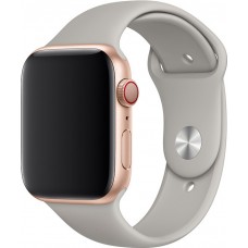 Bracelet sport en silicone gris - Apple Watch 42mm / 44mm / 45mm