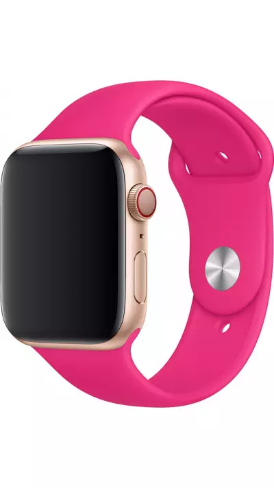 Bracelet sport en silicone rose fushia - Apple Watch 44/45/46/49 mm