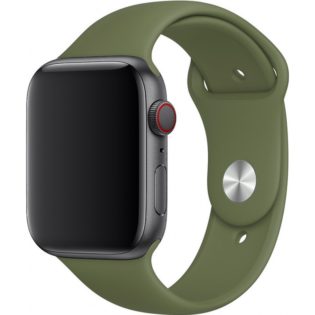 Bracelet sport en silicone vert kaki - Apple Watch 38mm / 40mm / 41mm -  Acheter sur PhoneLook