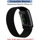 Bracelet Whoop 4.0 sport nylon strap ajustable respirant étanche unisexe - Noir