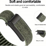 Bracelet Whoop 4.0 sport nylon strap ajustable respirant étanche unisexe - Noir