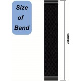 Bracelet Whoop 4.0 sport nylon strap ajustable respirant étanche unisexe - Noir