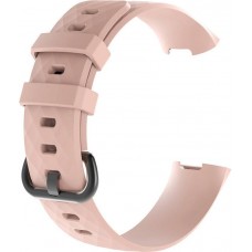 Sportliches Silikon Armband - Grösse L - Rosa - Fitbit Charge 3 / 4