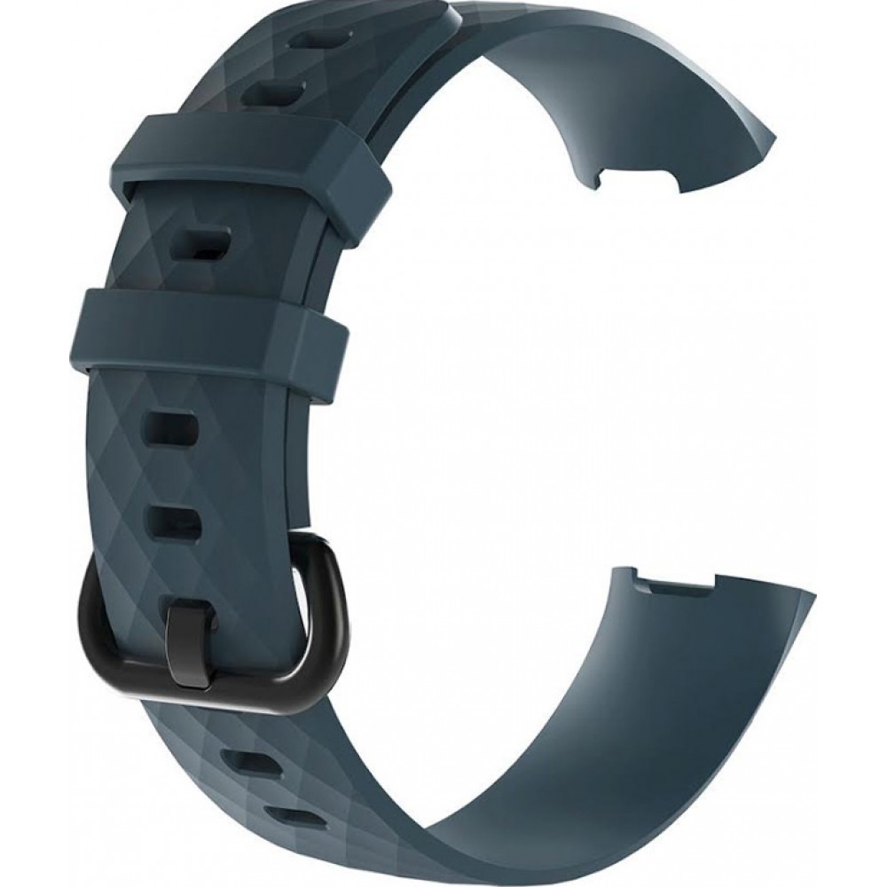 Sportliches Silikon Armband - Grösse S - Ozean - Fitbit Charge 3 / 4