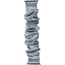 Bracelet tissu chouchous argent - Apple Watch 44/45/46/49 mm
