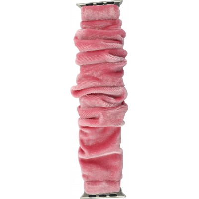 Bracelet tissu chouchous rose - Apple Watch 38/40/41/42 mm