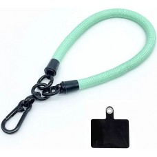 Bracelet universel attache pour coque/fourre téléphone - Vert menthe