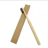 Brosse à dents eco bois avec Nano poils Bamboo eco-friendly toothbrush - Blanc